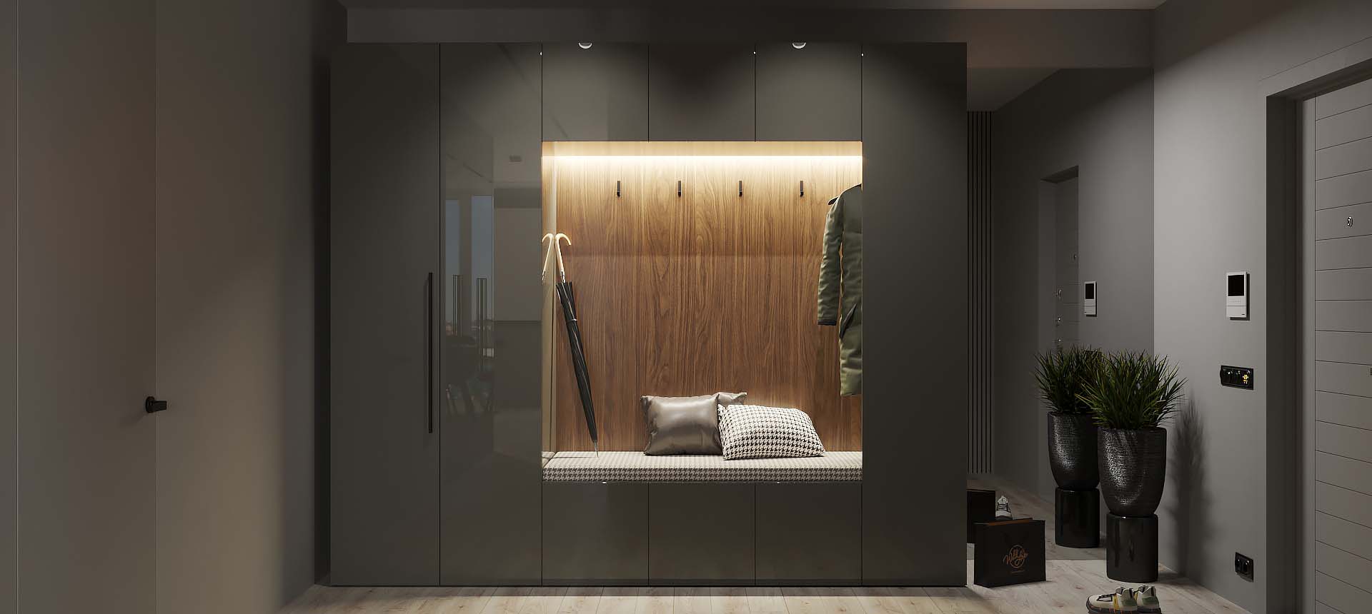 Серый глянец New